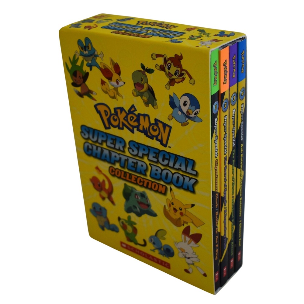 Pokemon Super Special Chapter Book Collection Kids Excellent 4 Books